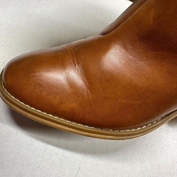 Korks by Kork Ease Violet Tan Leather Bootie Womens Size 9.5 - Picture 10 of 15